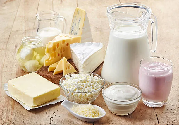 Dairy Products (powdered milk, cheese, cream)